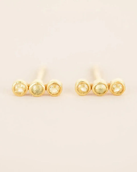 Auskarai su citrinu “Gausa”