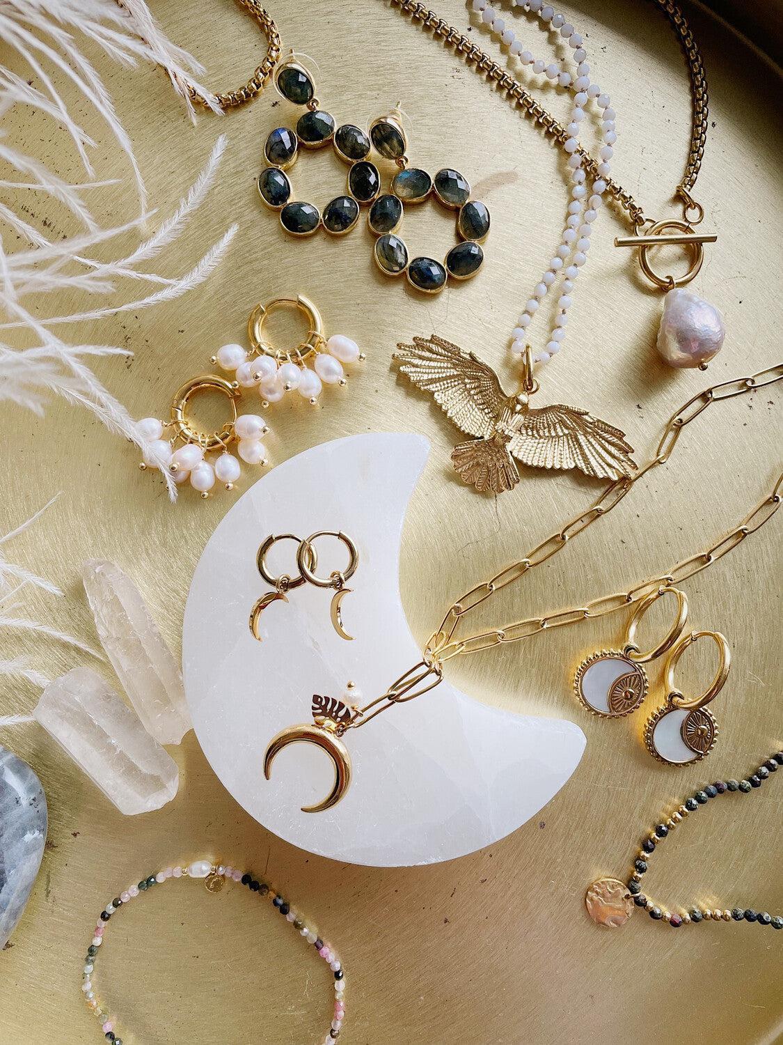 Earrings with pearls "8 Pearls"