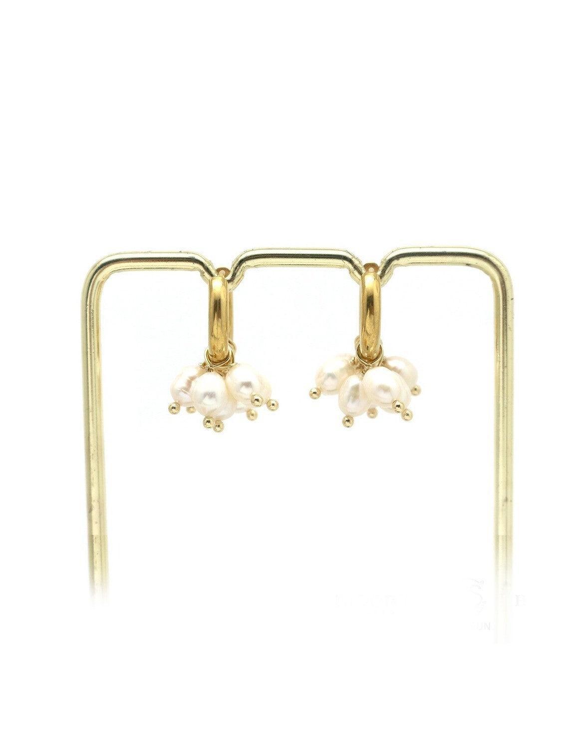 Earrings with pearls "8 Pearls"