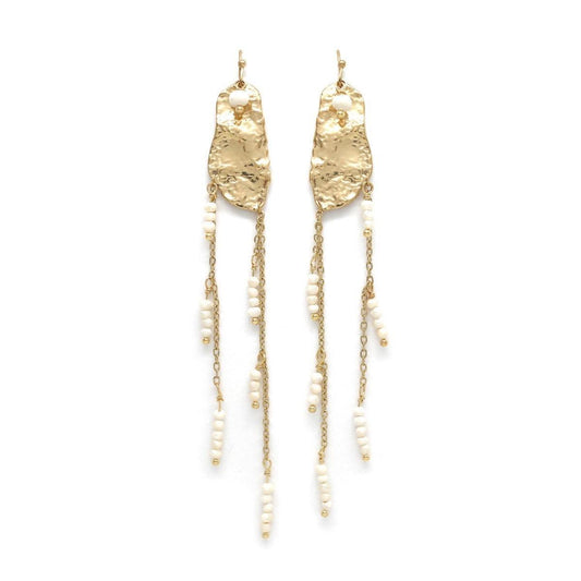 "Sea Breeze" pearl earrings