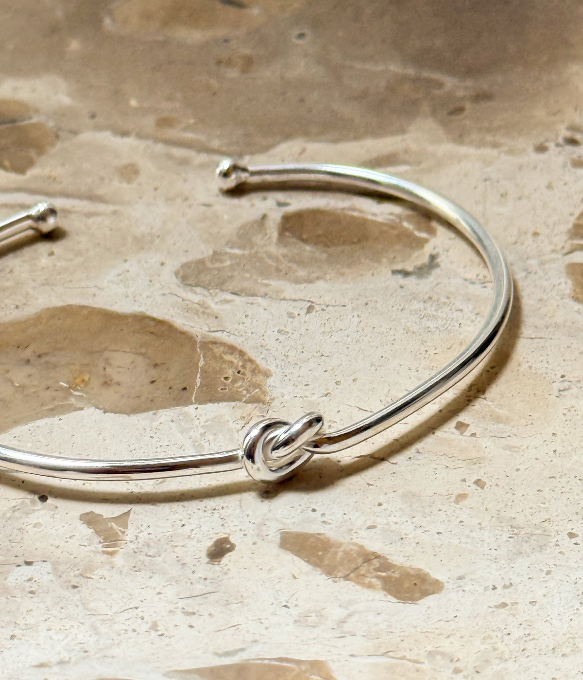 "Knot" silver bracelet