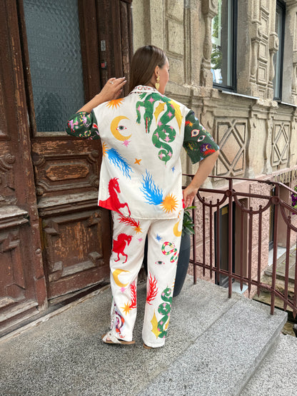 Blouse and pantsuit "Magic"