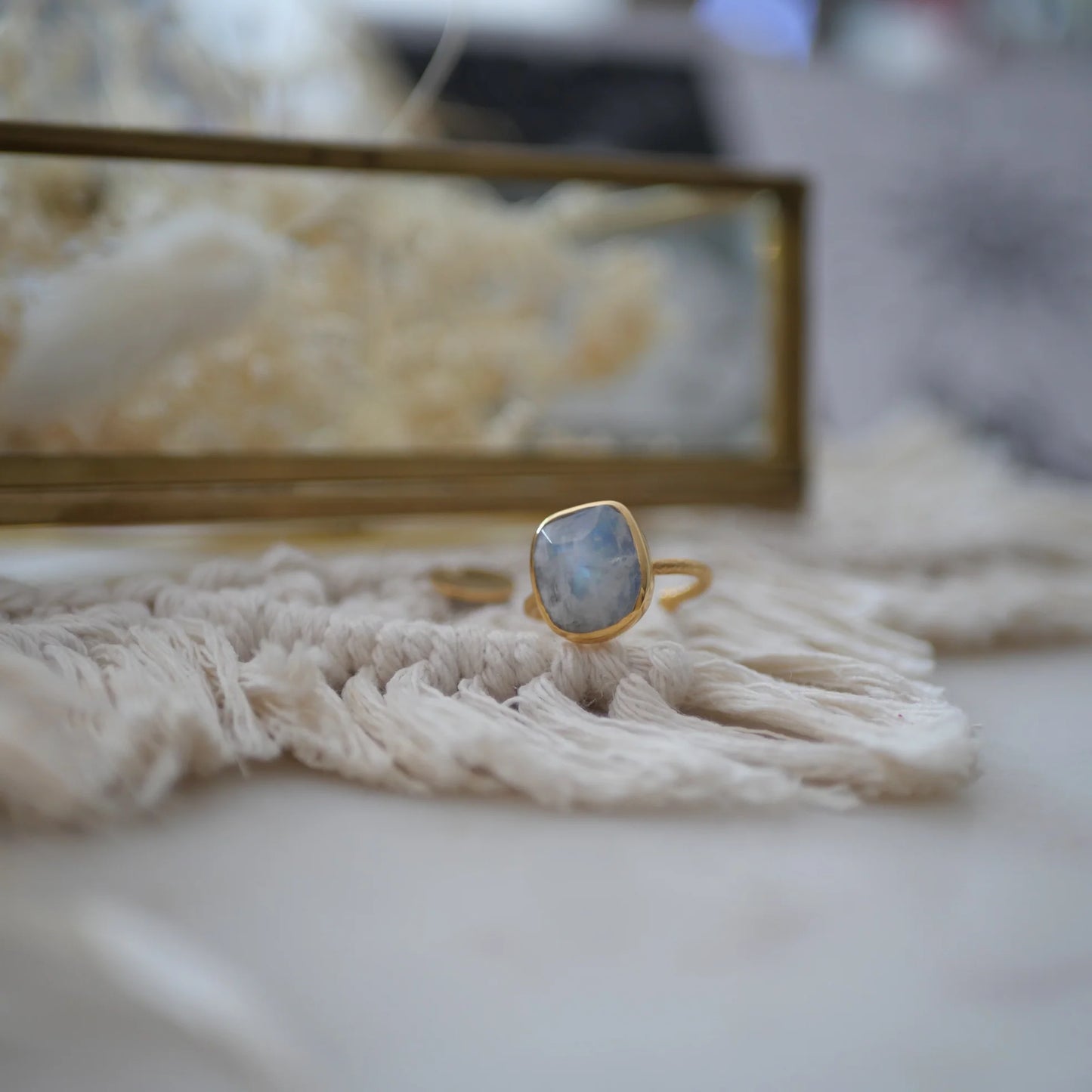 Ring with Moonstone "Harmony"