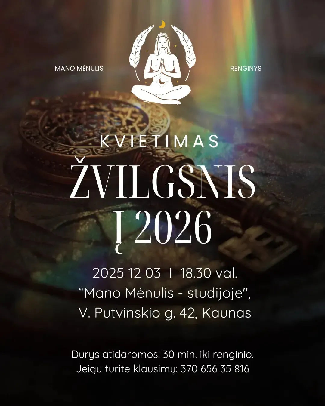 Bilietas į renginį "Mėnulio kalendoriaus 2026 pristatymas"