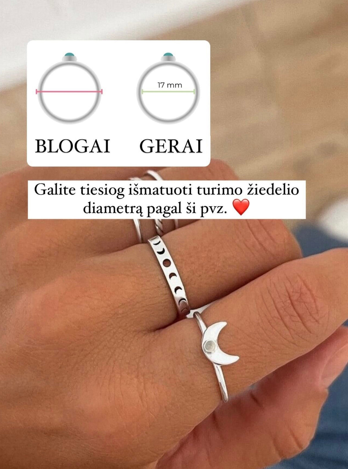Silver ring with Citrine "Sun"