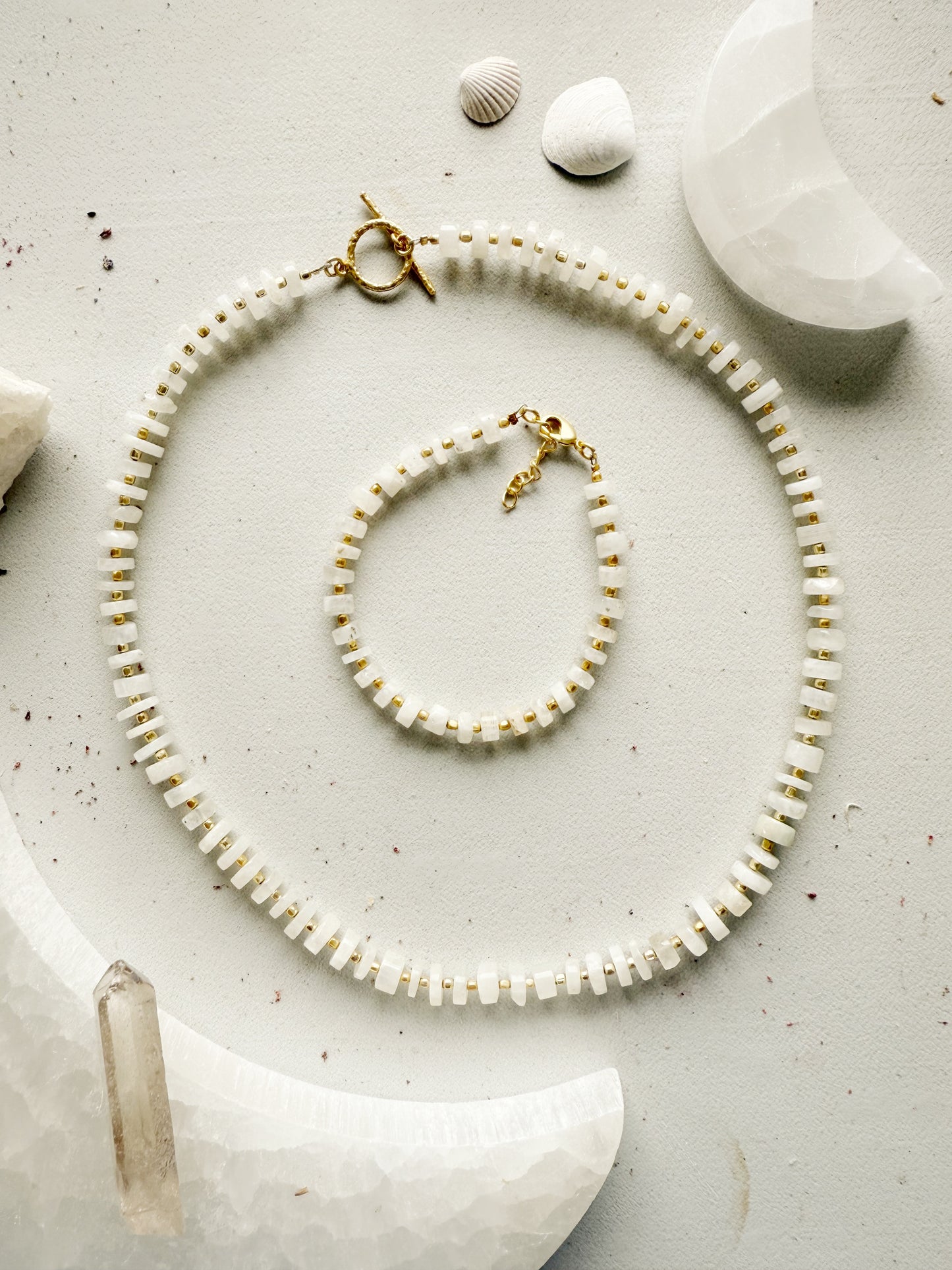 Moonstone bracelet “Goddess”