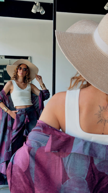 Kelnių ir palaidinės kostiumėlis “Sutemų keliautoja”