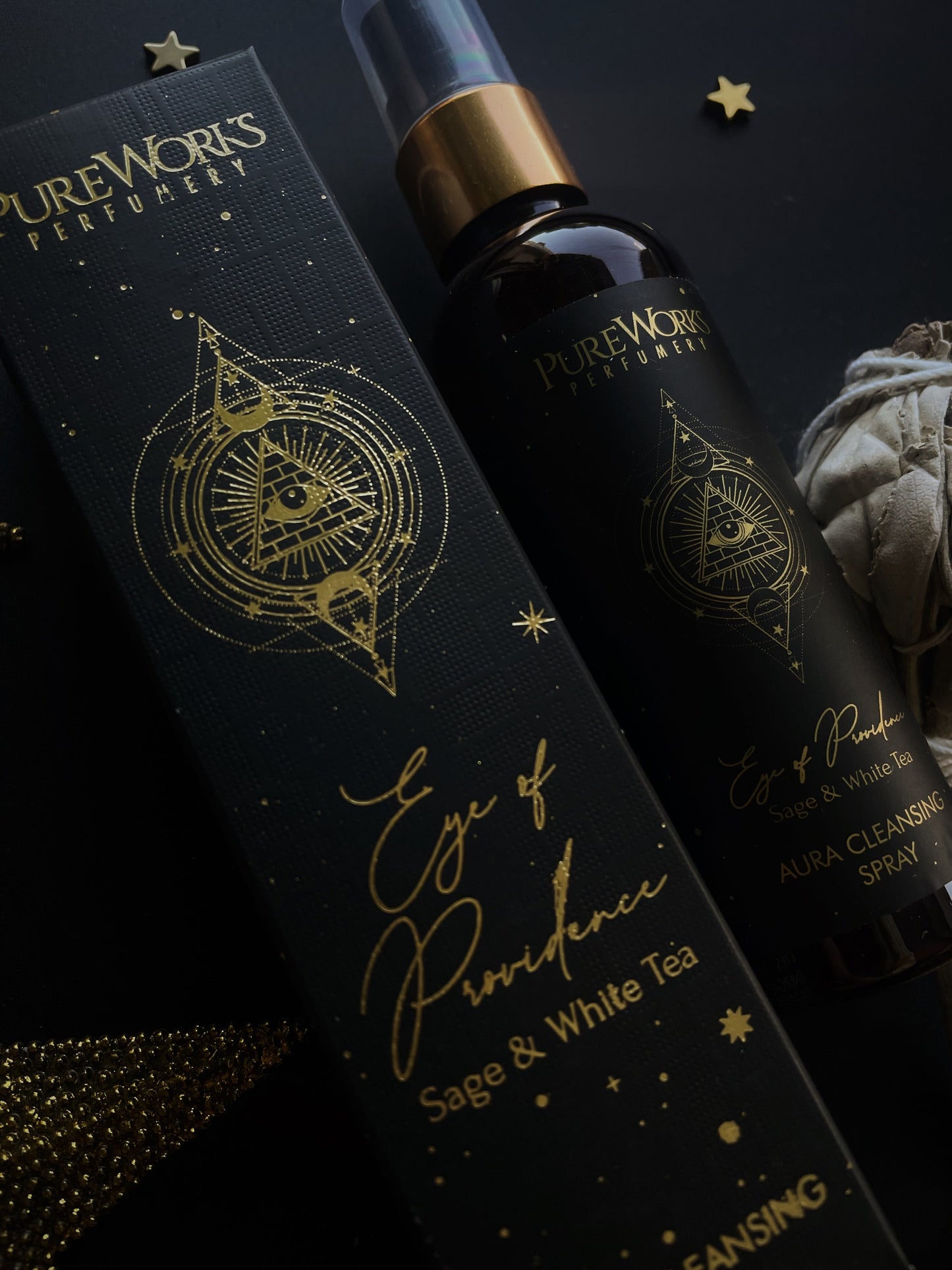 Dulksna Erdvės Valymui “Eye of Providence" Sage & White tea