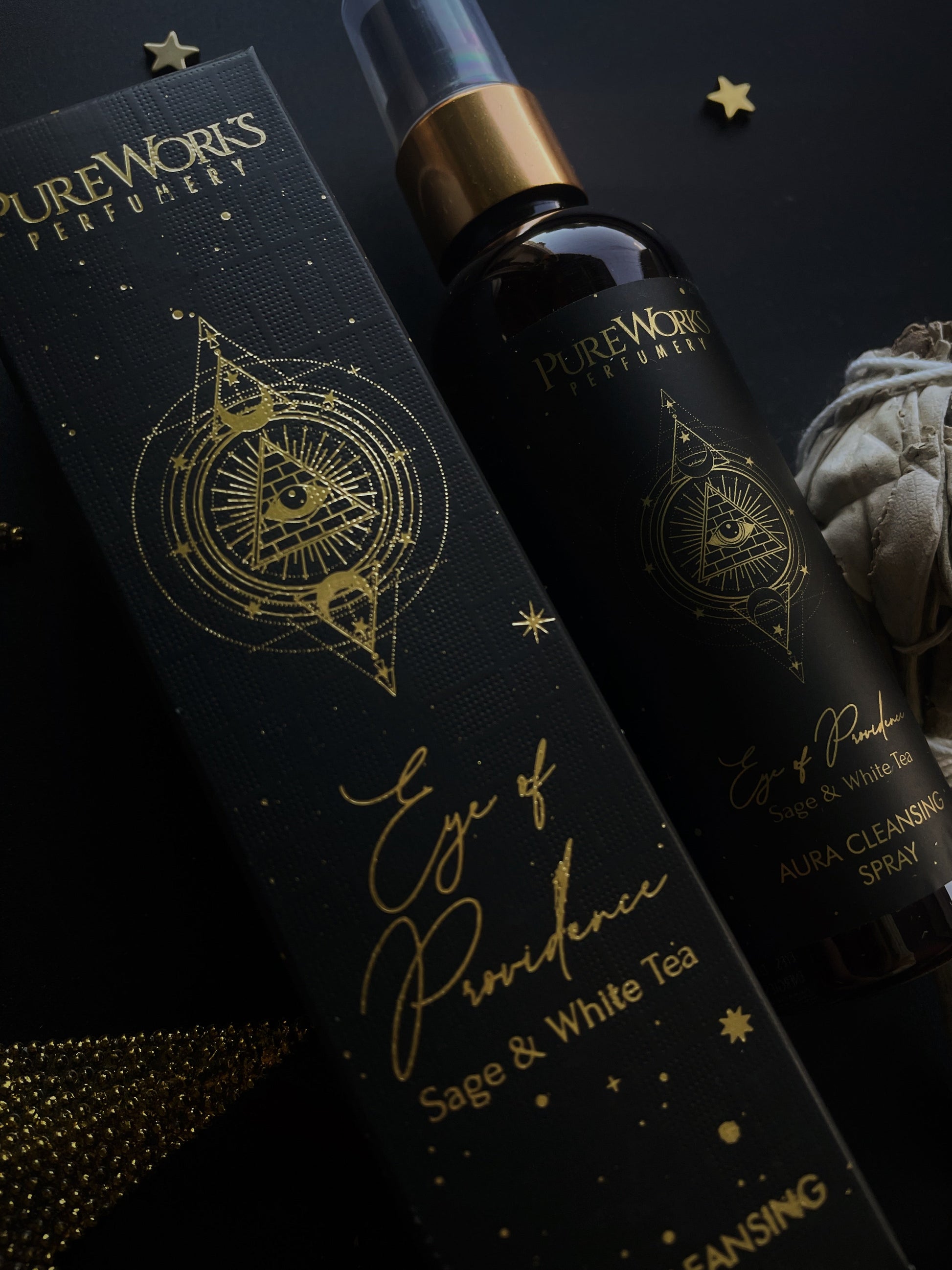 Dulksna Erdvės Valymui “Eye of Providence" Sage & White tea