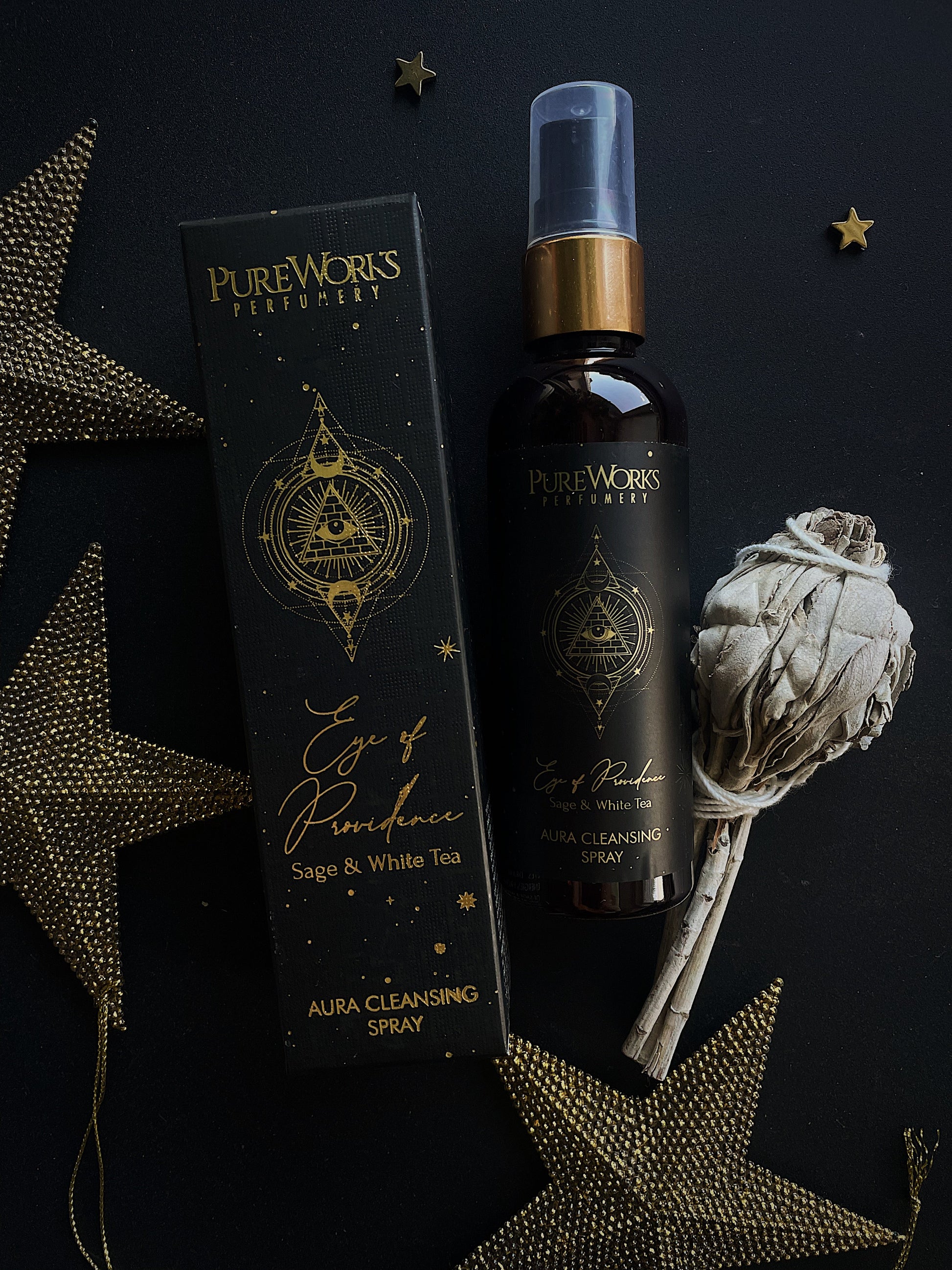 Dulksna Erdvės Valymui “Eye of Providence" Sage & White tea