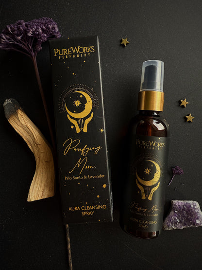 Dulksna erdvės valymui “Purifying Moon” Palo santo & Lavender