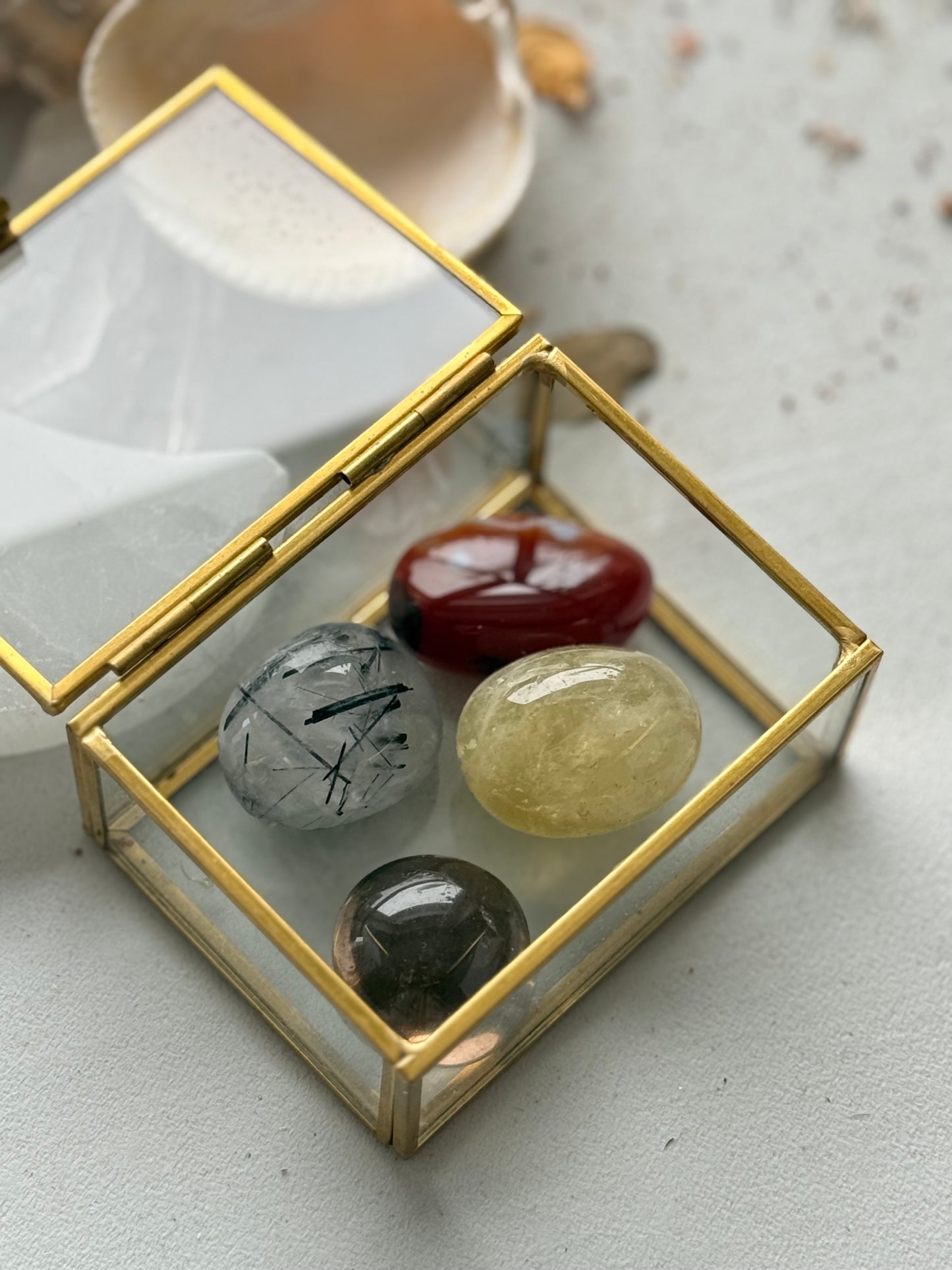 Turmalino kvarco kristalas