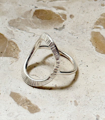 Silver Ring "Circle of Light"