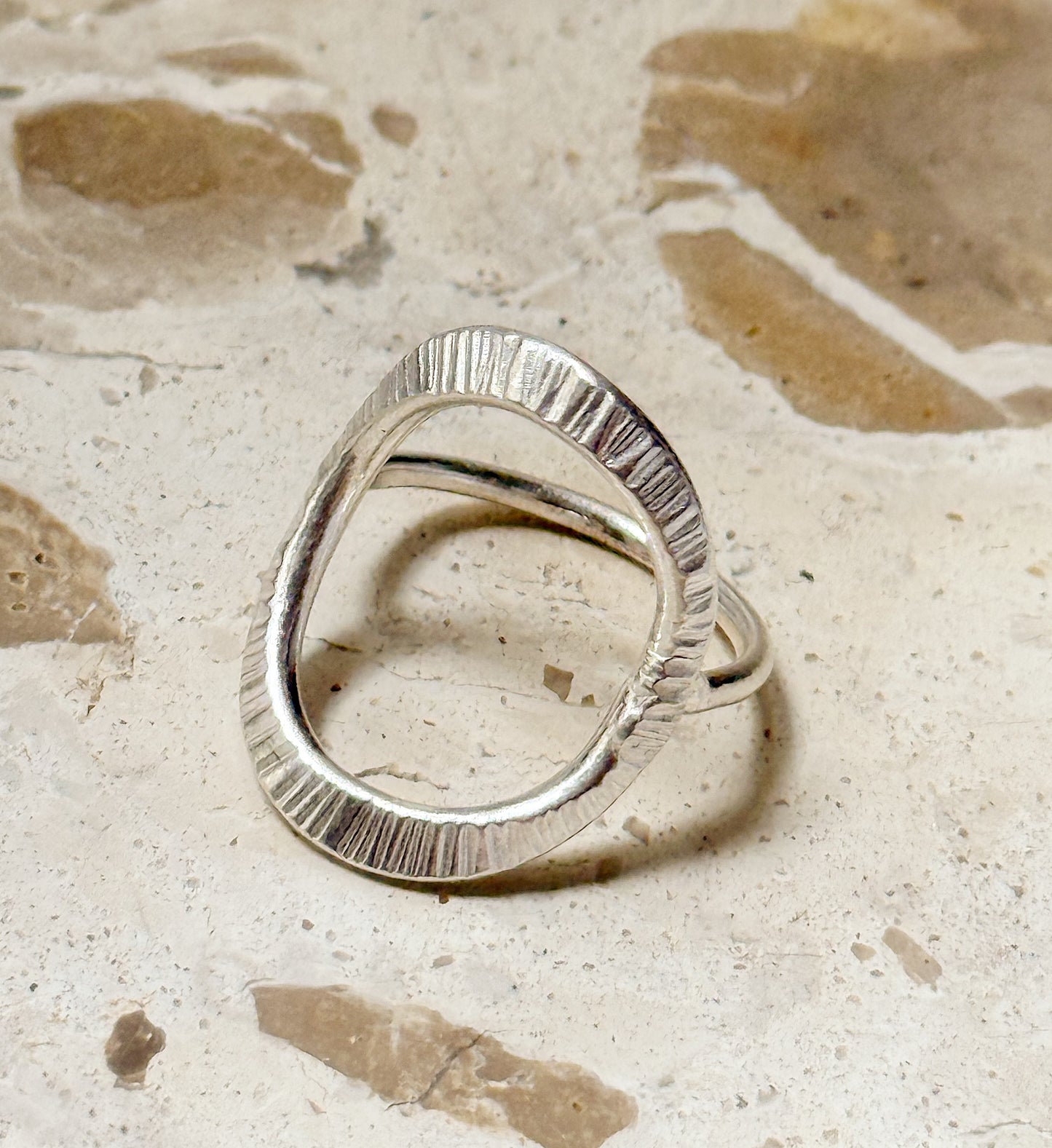Silver Ring "Circle of Light"