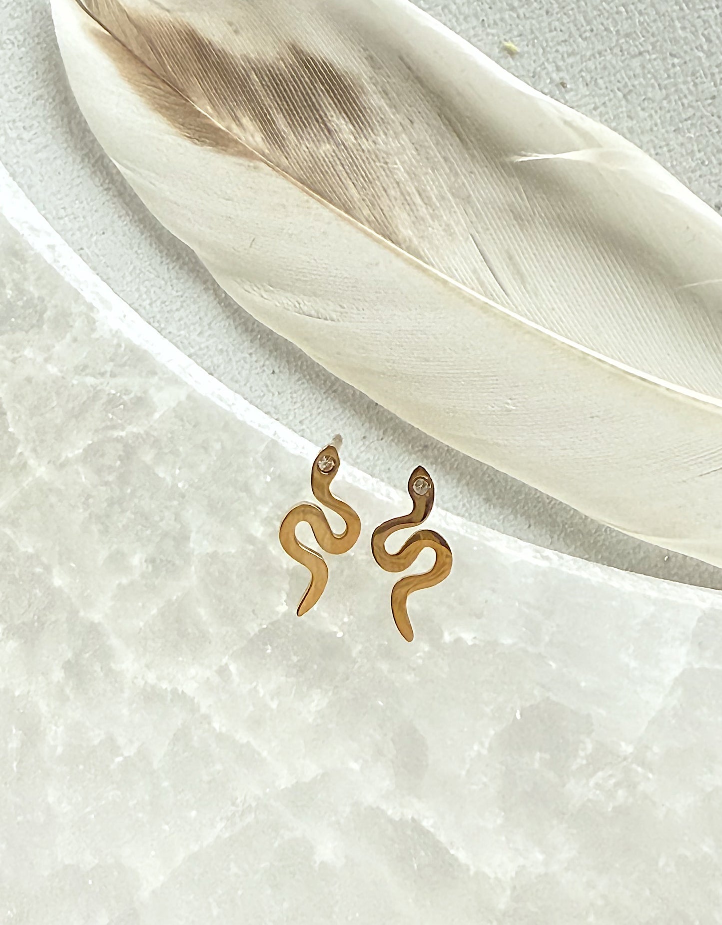 Mini earrings “Snakes”