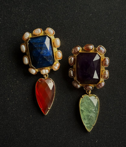 Lazurito ir karneolio sagė