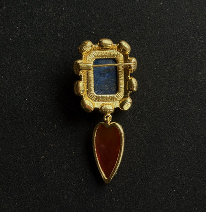 Lazurito ir karneolio sagė