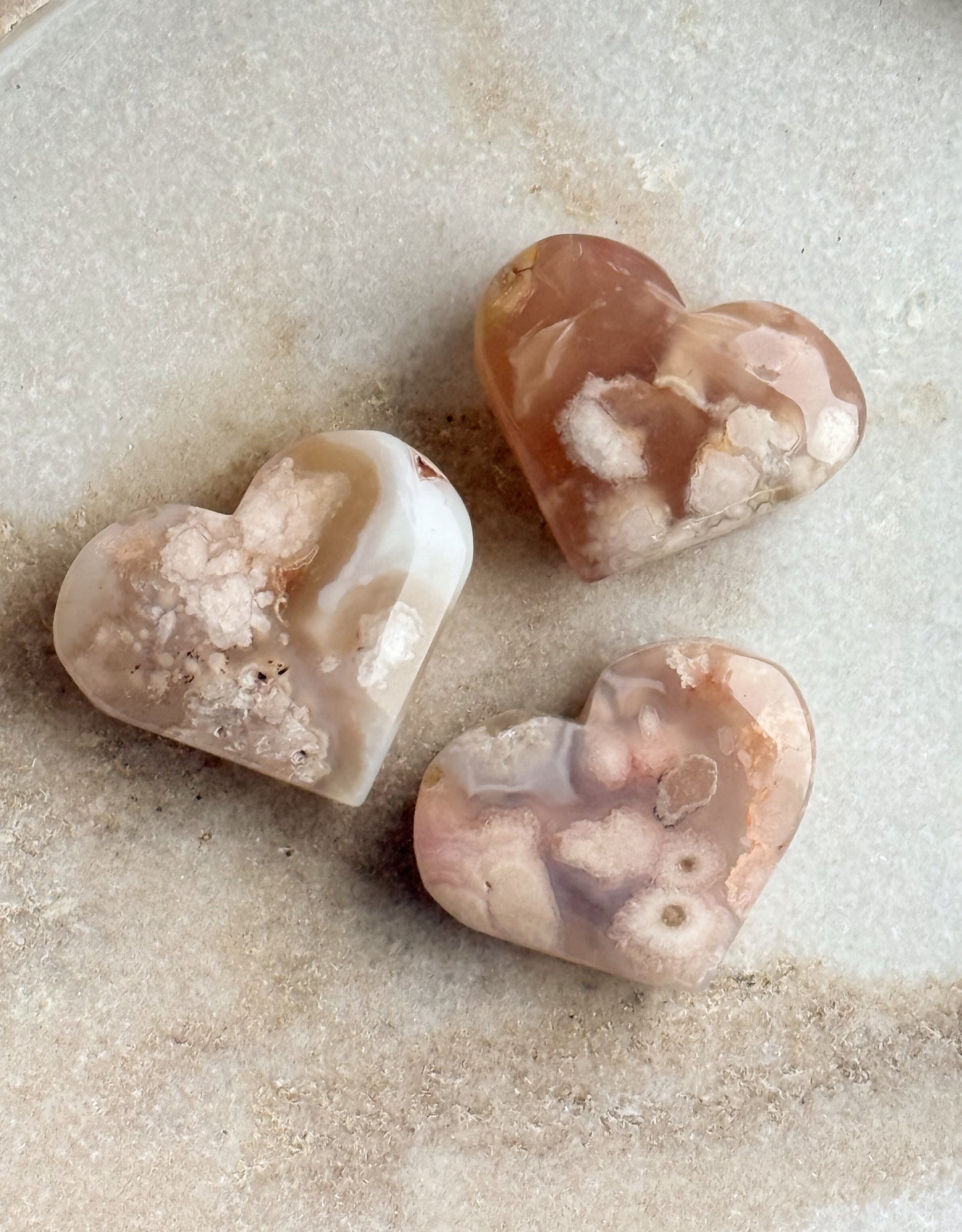 Gėlių agato širdelė