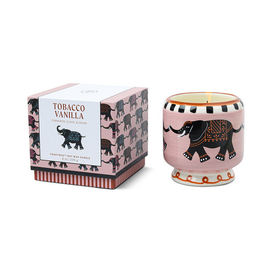 "Elephant" Candle - Tobacco and Vanilla Scent