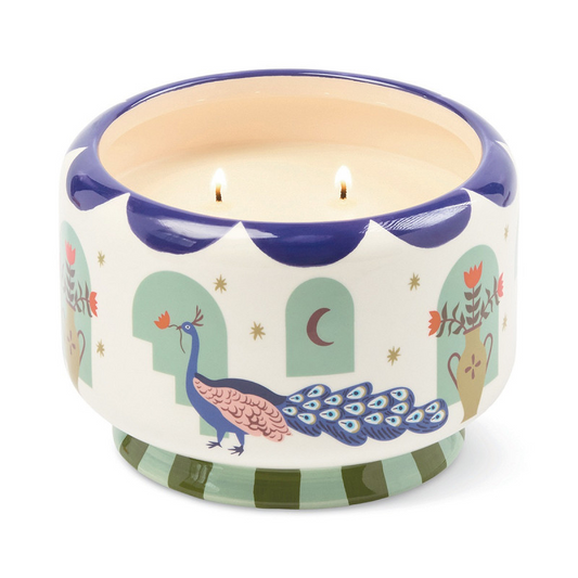 "Peacock" Citrus & Lime Scented Candle 680g