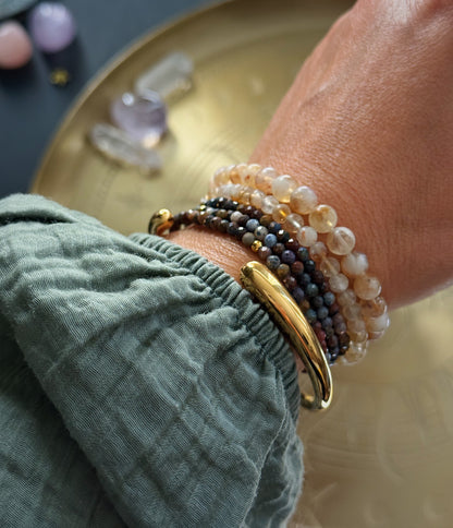 Jaspio apyrankės / 3 vnt.