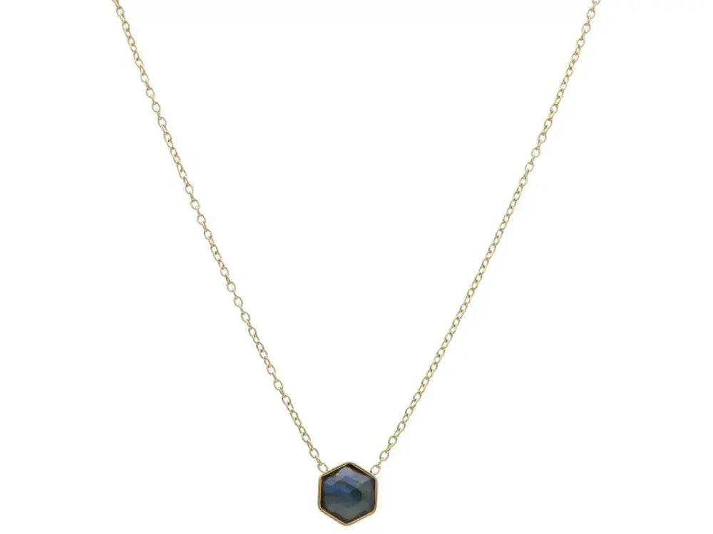 Necklace with labradorite "Balance"