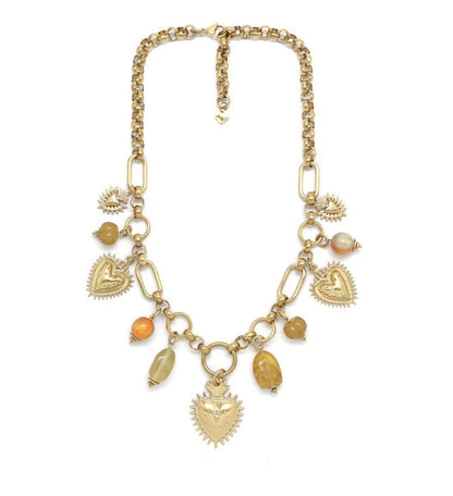 Kaklo papuošalas "Deganti Širdis”