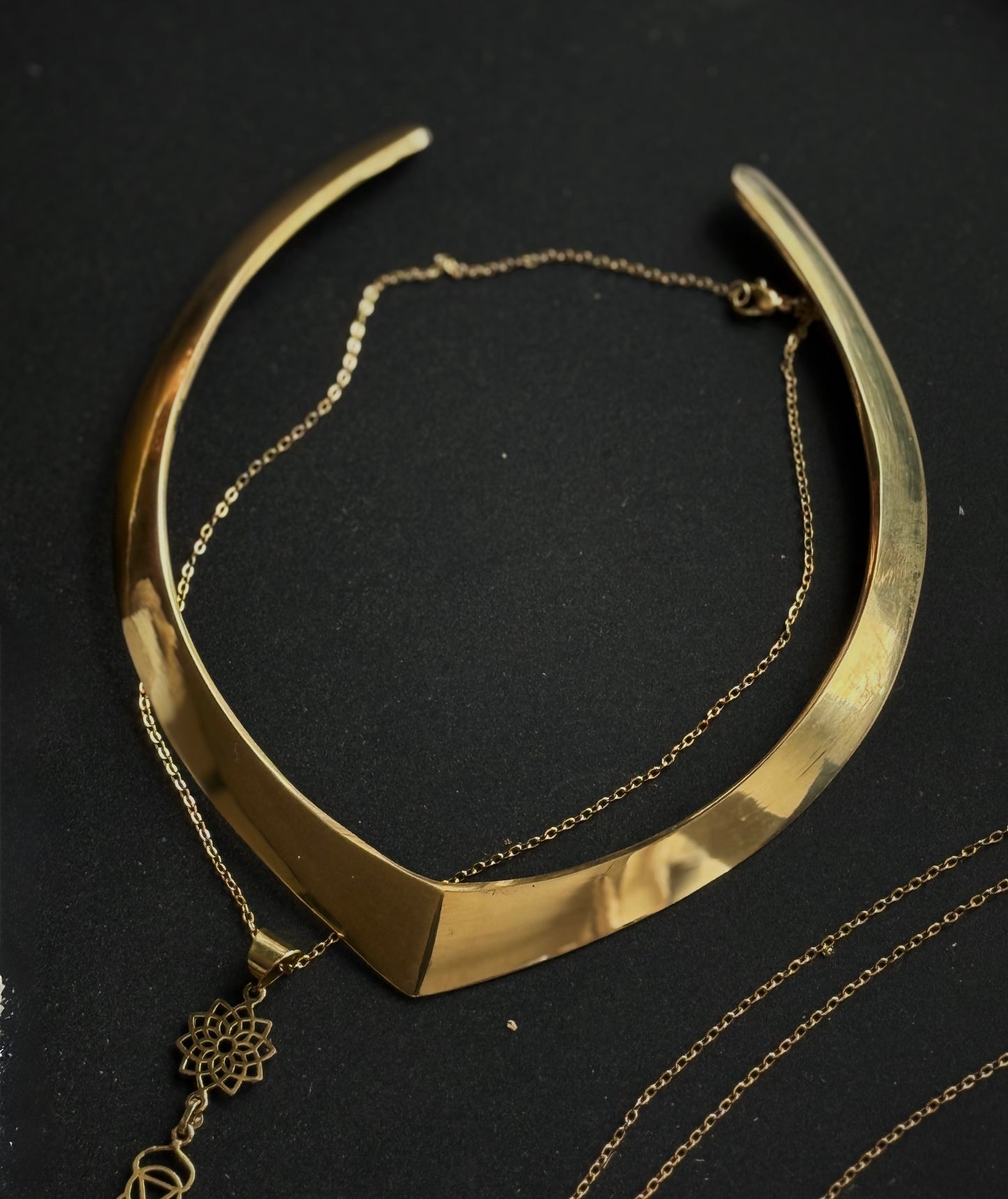 Kaklo papuošalas "Skydas"