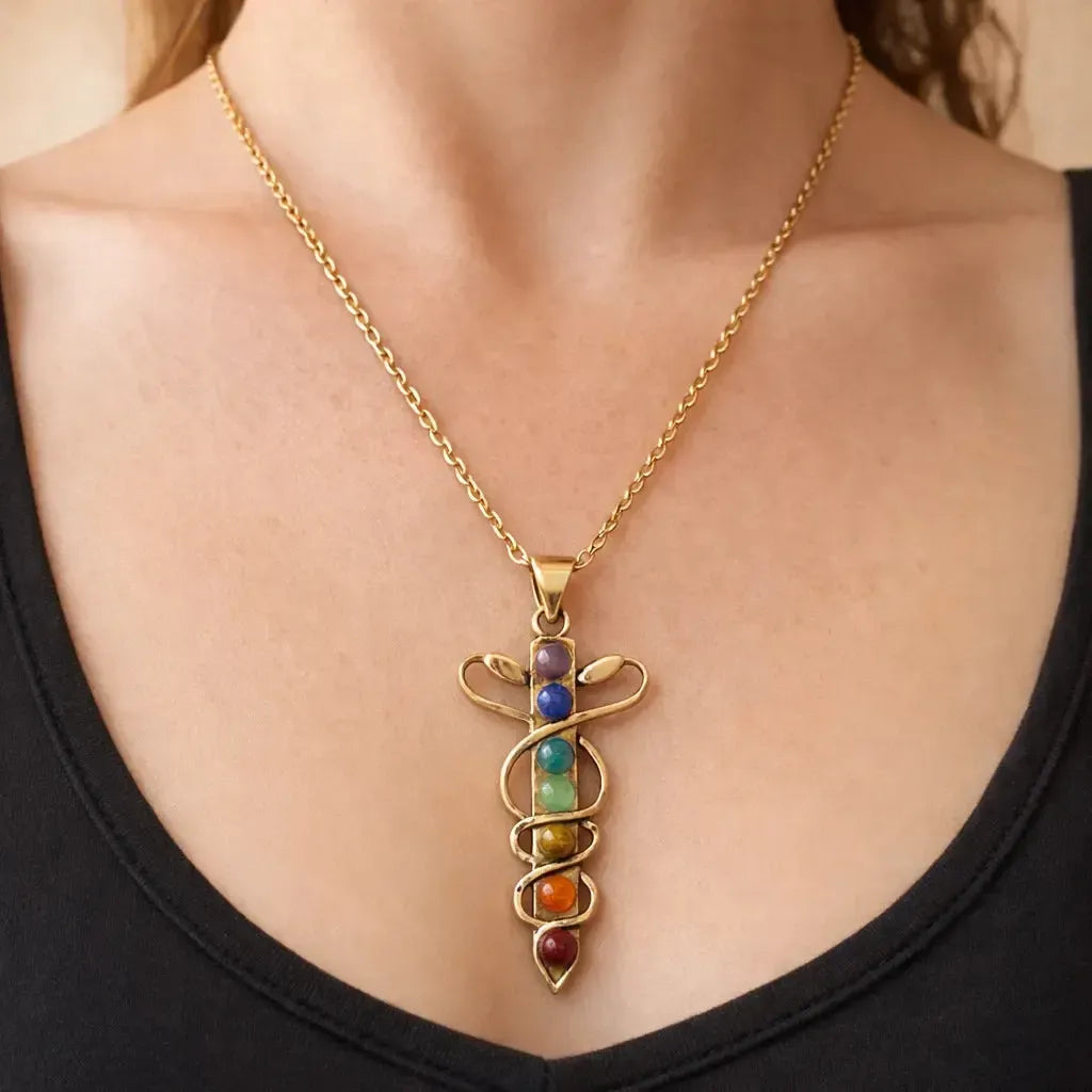 Kaklo papuošalas "Šviesos karys"