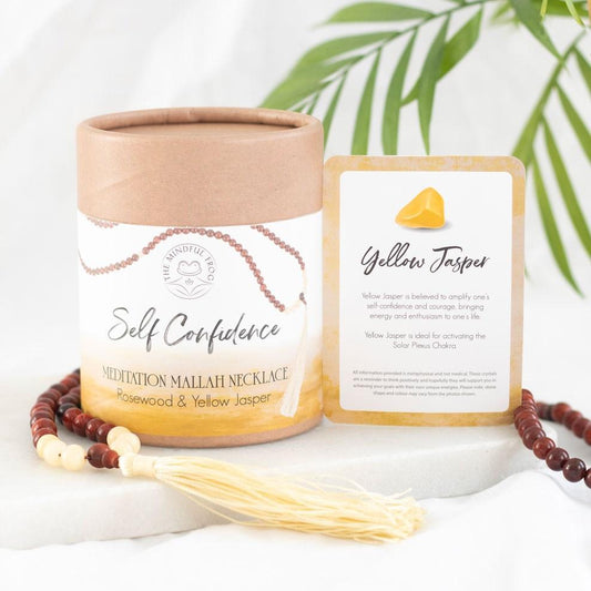 Kaklo papuošalas - mala, raudonmedžio ir jaspio vėrinys