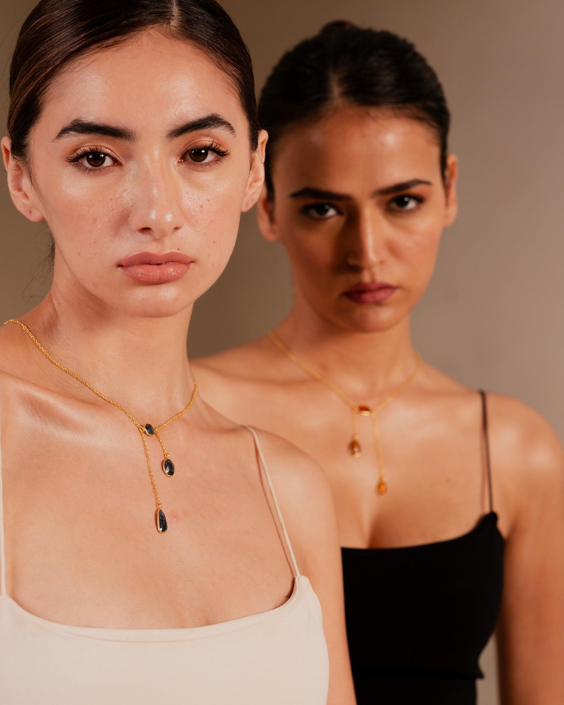 Kianito kaklo papuošalas "Trečioji akis"