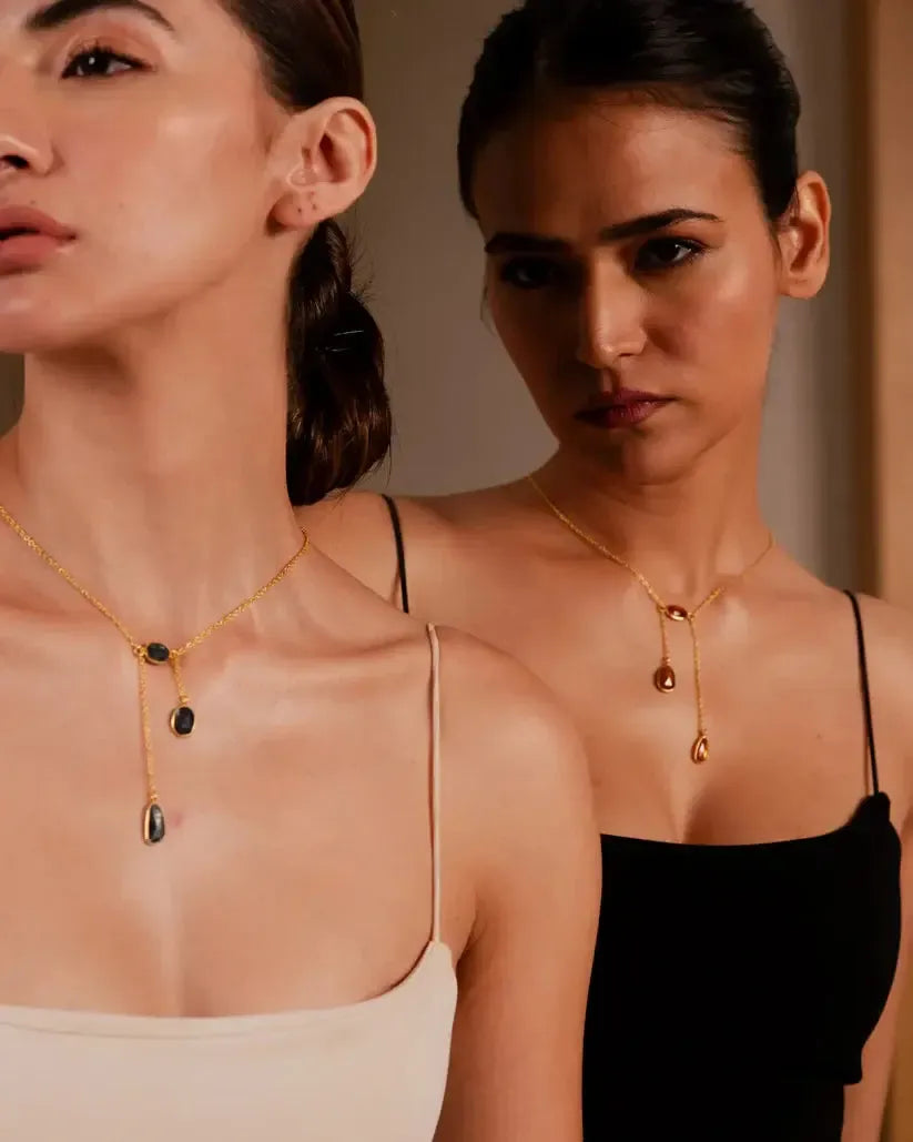 Kianito kaklo papuošalas "Trečioji akis"