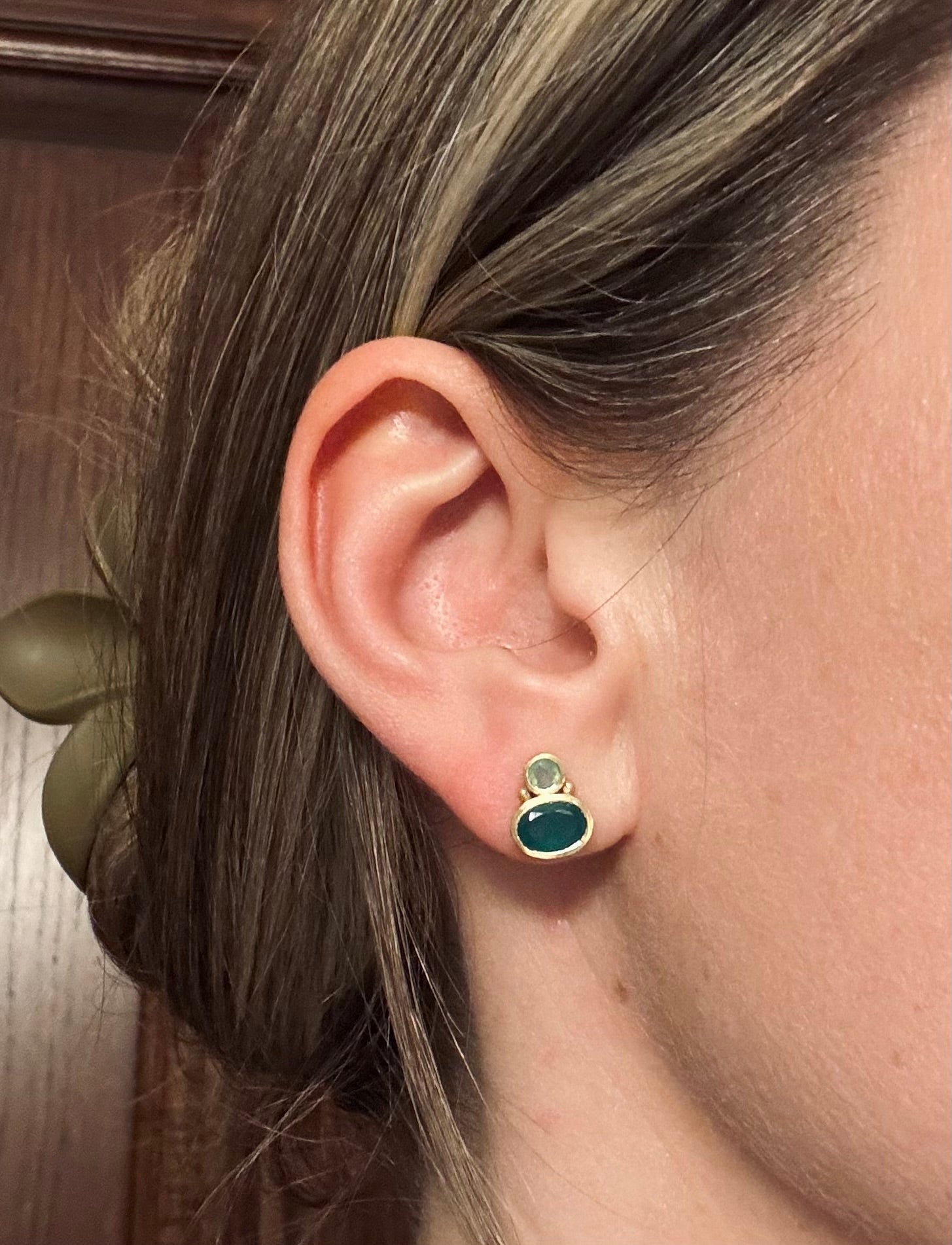 Labradorito Auskarai