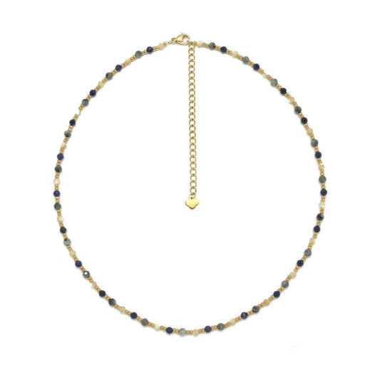 Lazurito kaklo papuošalas “Išmintis"