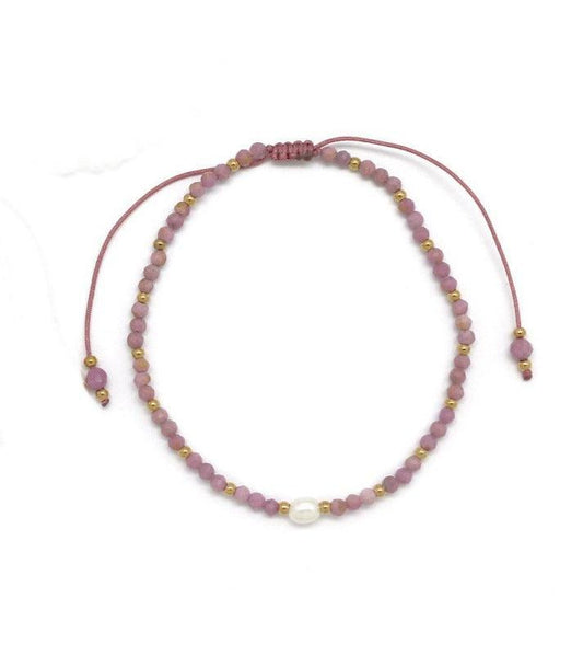 Lepidolito draugystės apyrankė