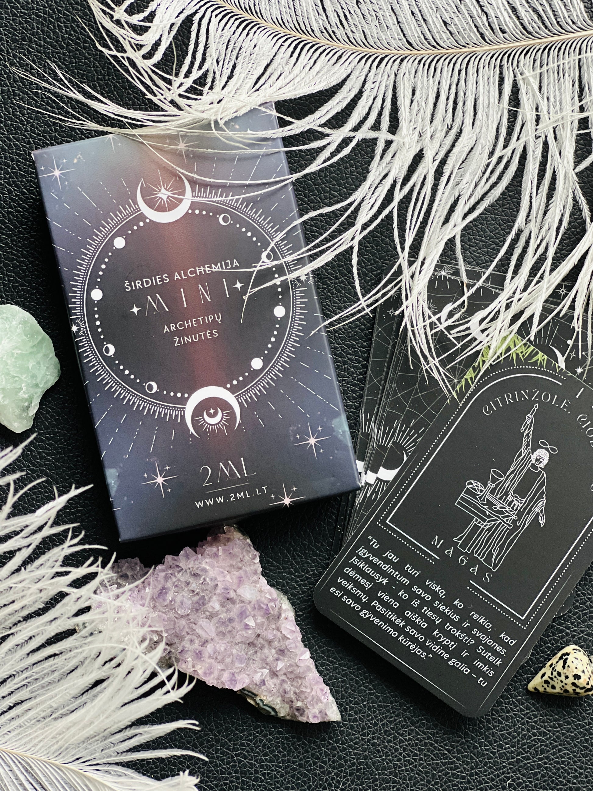 Lietuviškos Taro archetipų MINI kortos "Širdies alchemija"