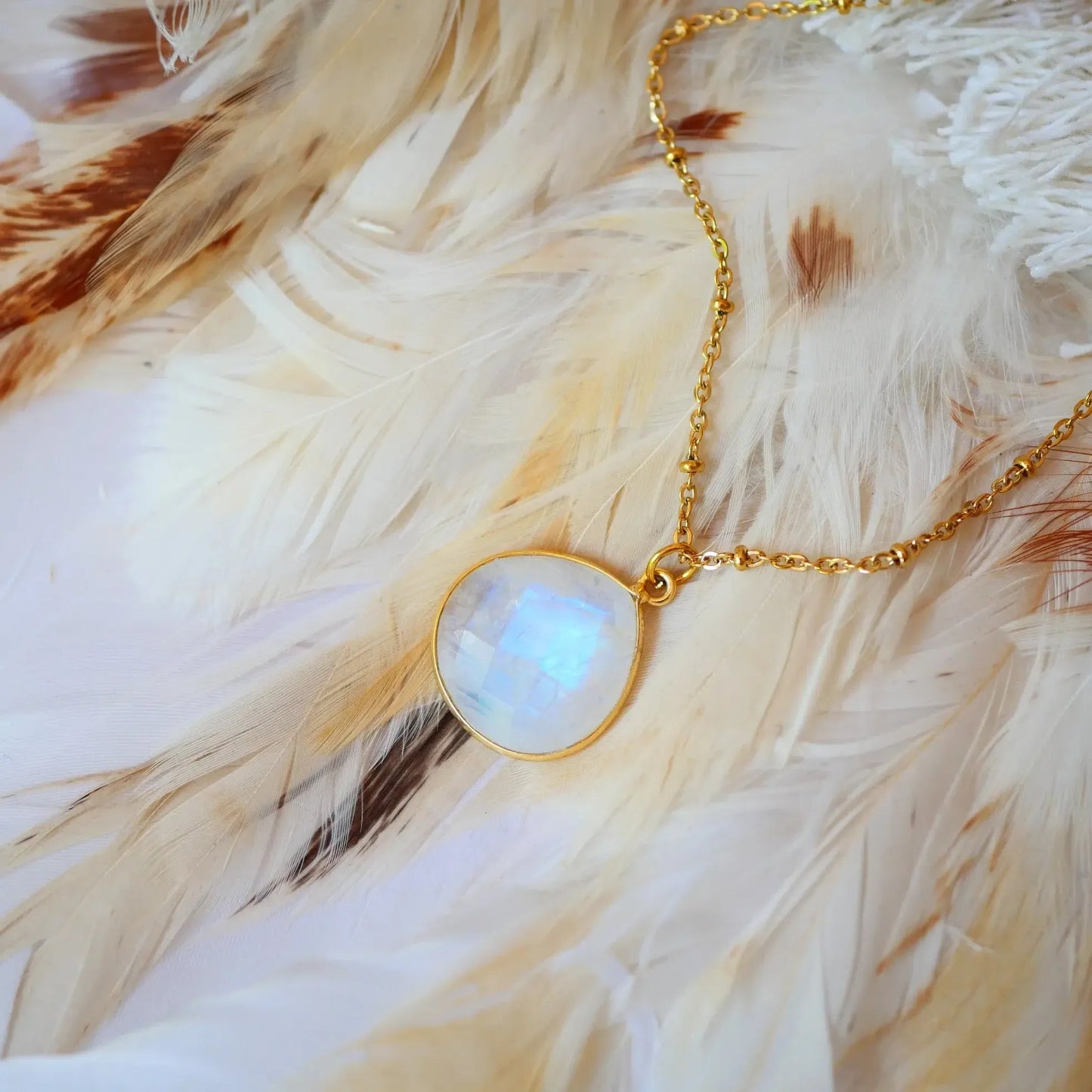 Moonstone necklace