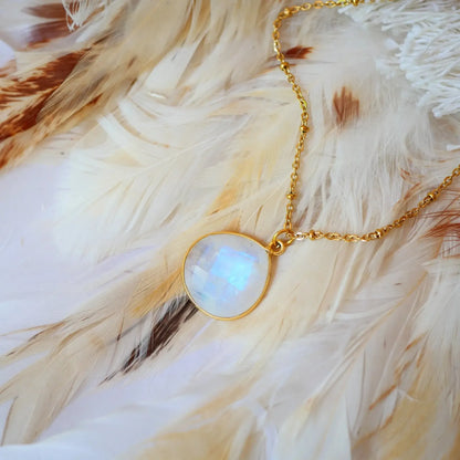 Moonstone necklace