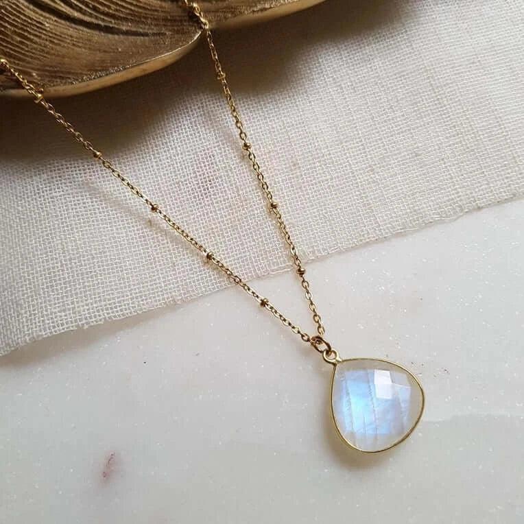 Moonstone necklace