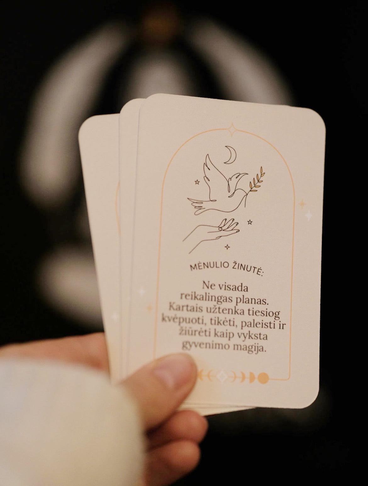 Set of Moon work calendar and "Moon Messages" cards