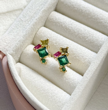 Mini auskarai "Formos"