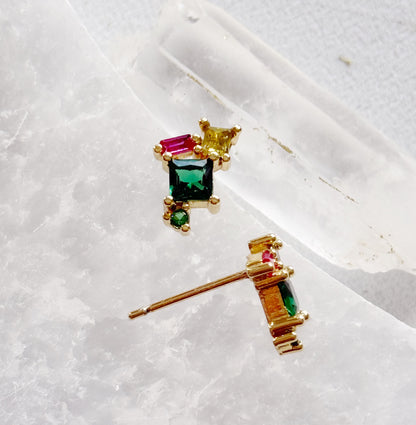 Mini auskarai "Formos"