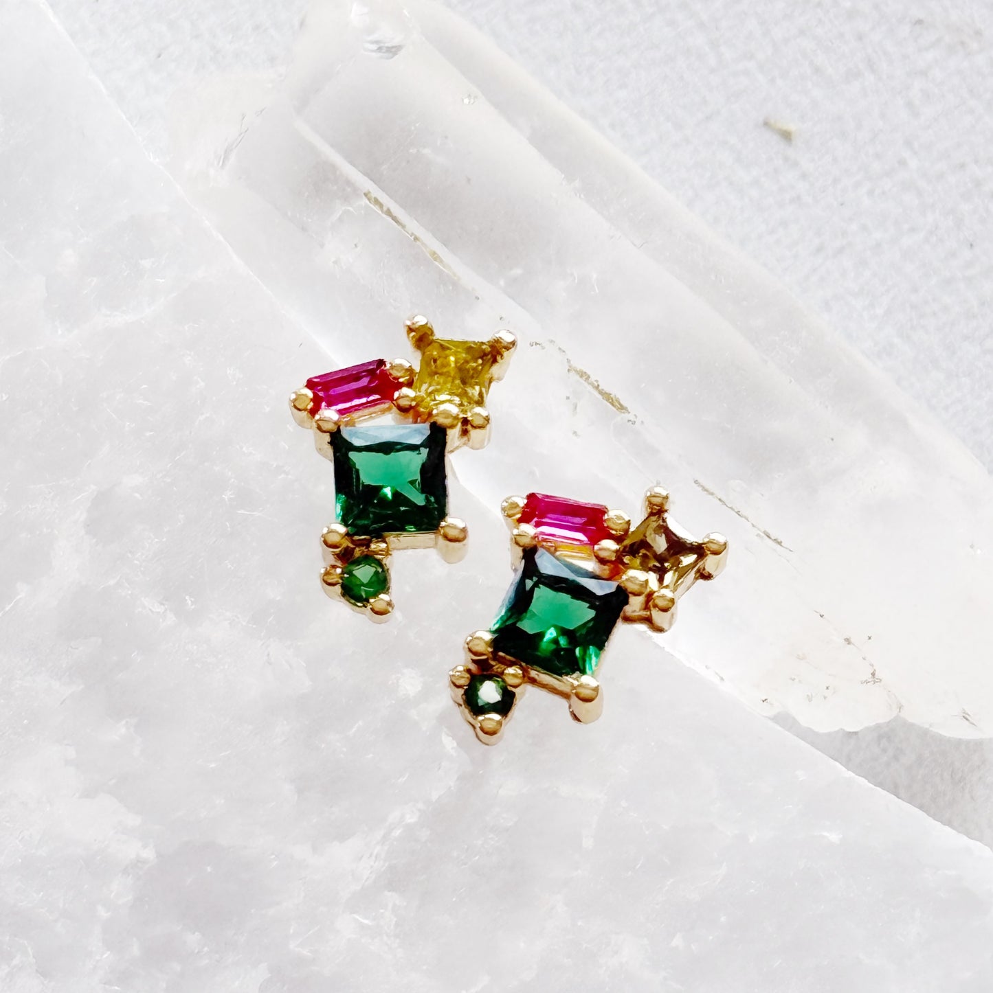 Mini auskarai "Formos"