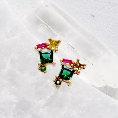 Mini auskarai "Formos"