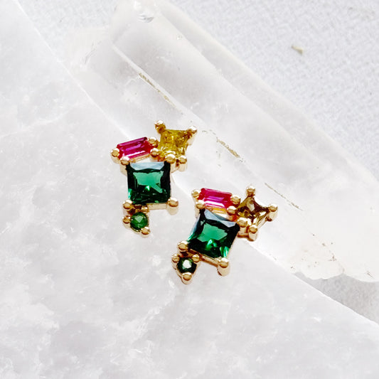 Mini auskarai "Formos"