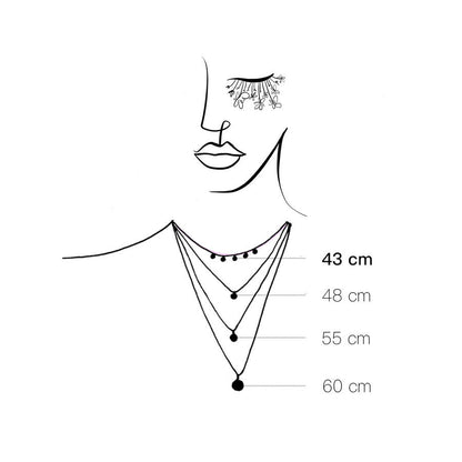 Nefrito ir tigro akies kaklo papuošalas