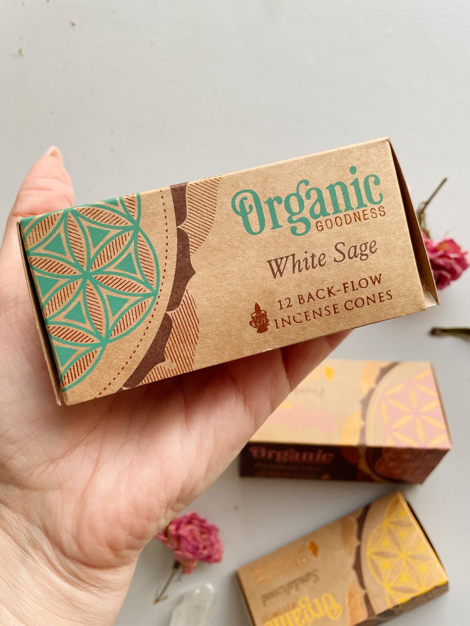 ORGANIC White Sage Krioklio Efekto smilkalai