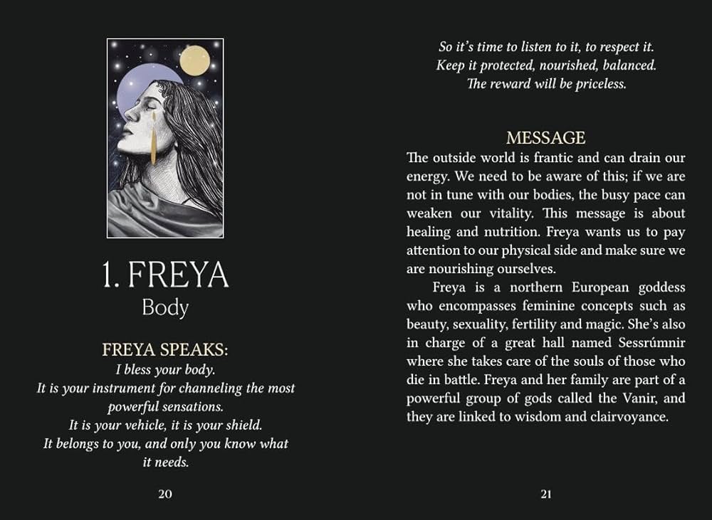 Orakulo kortos "Feminine Myths Oracle"