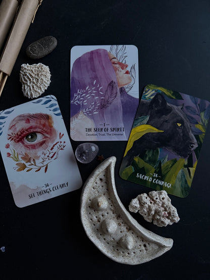 Orakulo kortos „Sisterhood of the Seers"