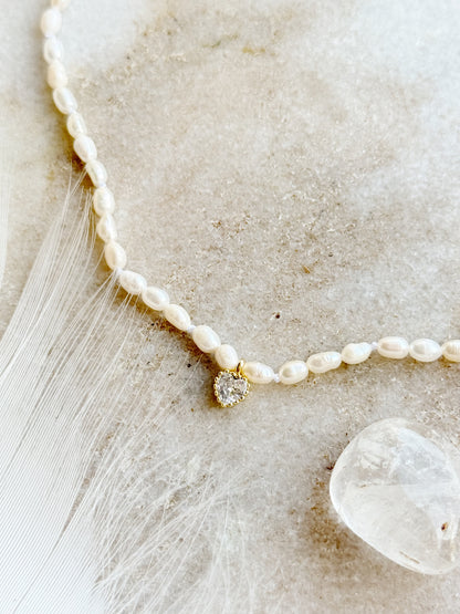 Perlų vėrinys "Širdis"